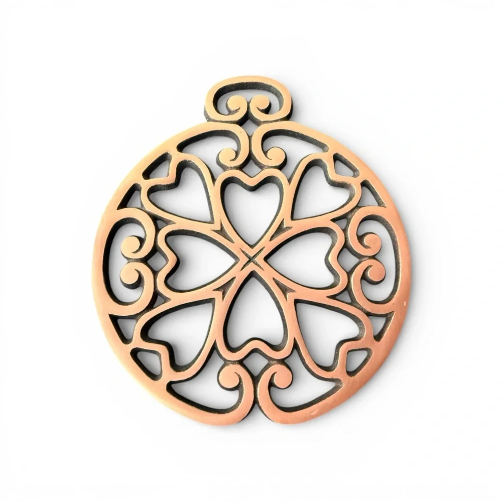 Pampered Chef Round-Up From the Heart Trivet Hot Pad 2007